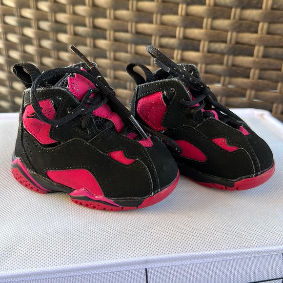 Jordan Other - Pink and black Jordan sneaker. Crib shoe.